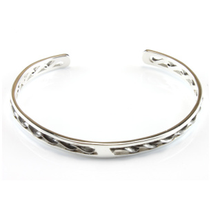 Sterling Silver Black Rh Plated Bracelet